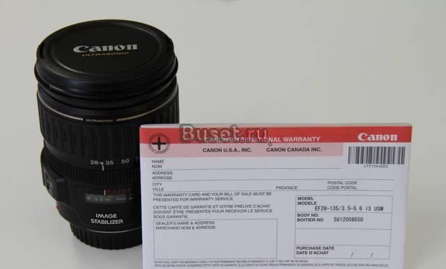 Canon EF 28-135 USM IS Новый Санкт-Петербург