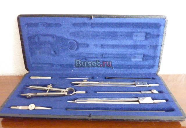 Старинная немецкая готовальня N75592 Москва