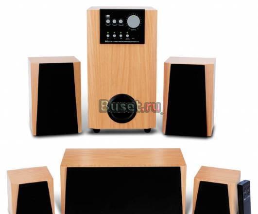 Колонки Genius "SW-HF 5.1 HT" Wooden case Москва