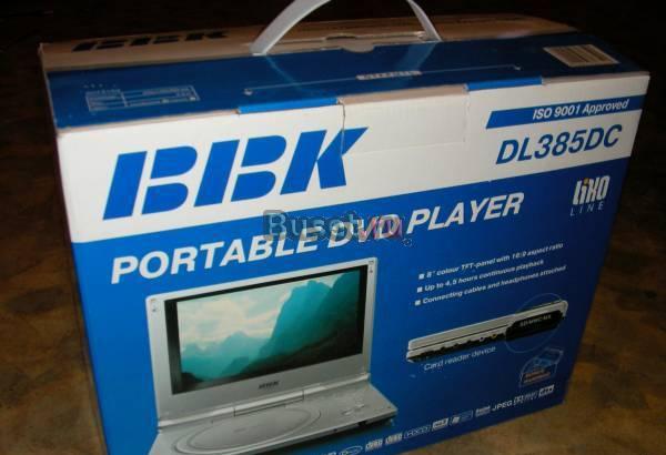 DVD-плеер BBK DL385DC портативный, новый Москва