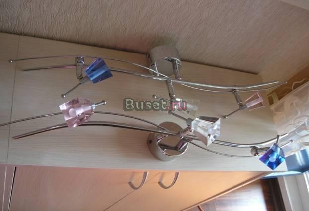 Бра с разноцветными стеклянными плафонами-призмами Москва