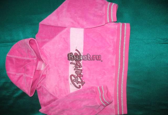 Кофта велюровая Barbie 4-5 лет 110 см Москва