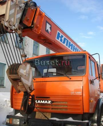 Автокран Клинцы на шасси Камаз 43118 Иркутск