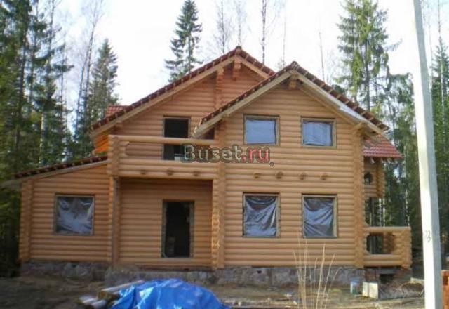 Коттедж из бревна, озеро Медное Всеволожск