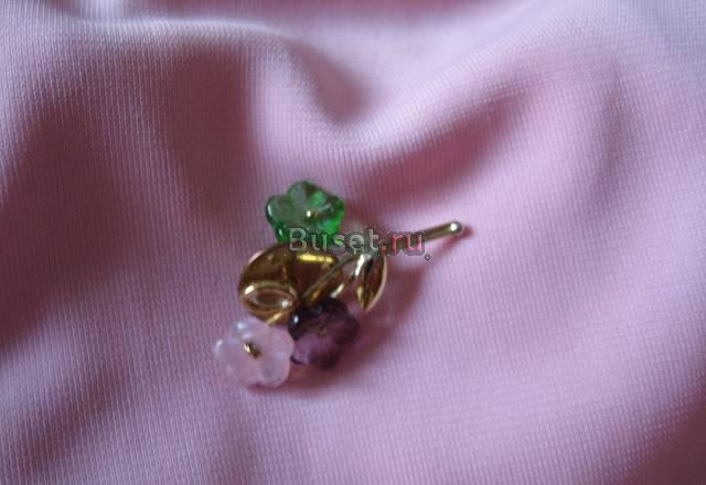 Редкая антикварная брошь италия Москва