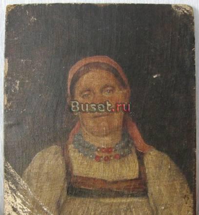 Картина Портрет крестьянки. к.19-н.20 в Москва