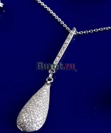 Брендовая подвеска 137 бриллиантов Москва