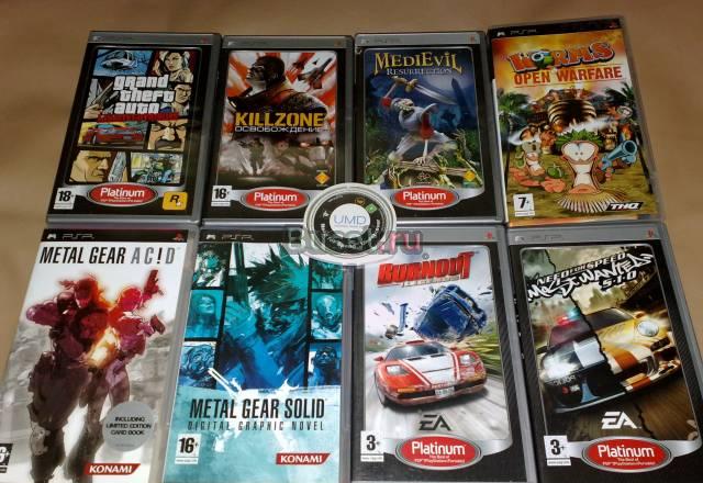 Игры на диски UMD для Sony Psp - 5 шт Санкт-Петербург