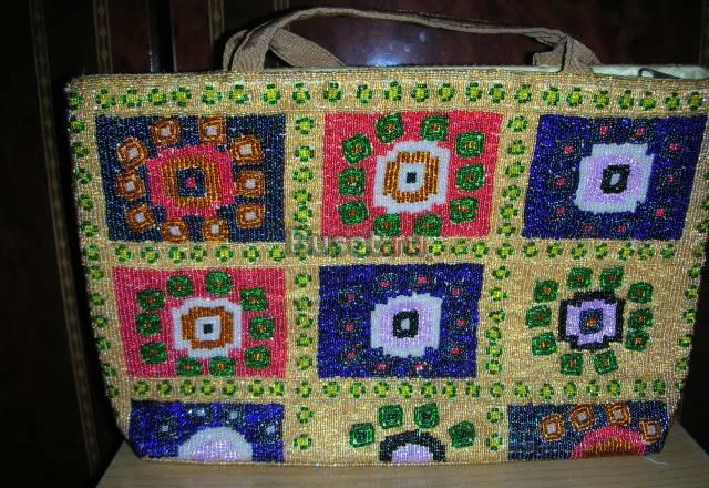 Сумка расшитая бисером Москва