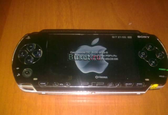 Sony PSP прошитая,хор.сост.,карта 2 гб,10 игр Санкт-Петербург