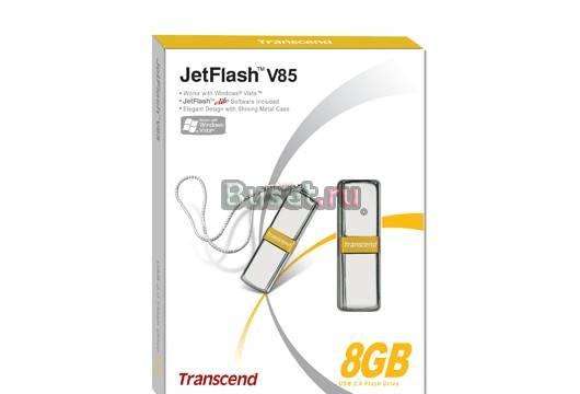 Новая флешка USB2.0 8Gb Transcend JetFlash V85 Москва