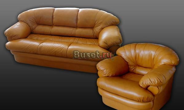 Комплект мебели в коже Москва