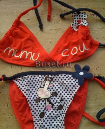 Итальянский купальник+парео на 8 лет Москва