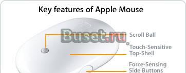 Apple Mouse bluetooth (без провода) Москва