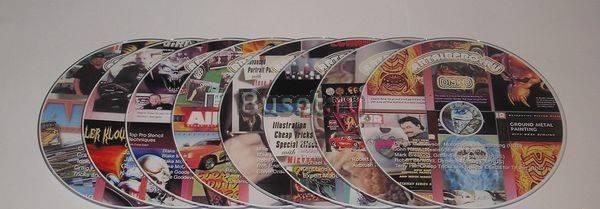 Коллекция фильмов по аэрографии (35 Gb видео) на восьми DVD  Москва