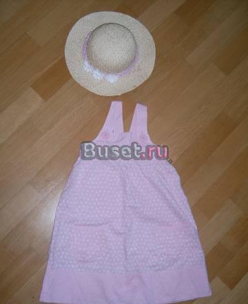 Летне платье/сарафан с плетеной шляпкой от HM Санкт-Петербург