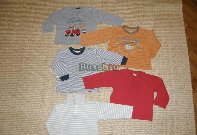 Рубашки/футболки пакетом д/м ростом 80-86 см Москва
