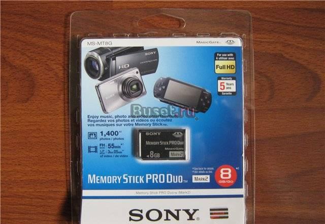 Sony Memory Stick Pro Duo 8 GB (оригинальная) Санкт-Петербург