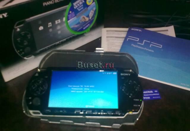 Sony PSP Slim отл.сост,карта 4 гб,комплект Санкт-Петербург