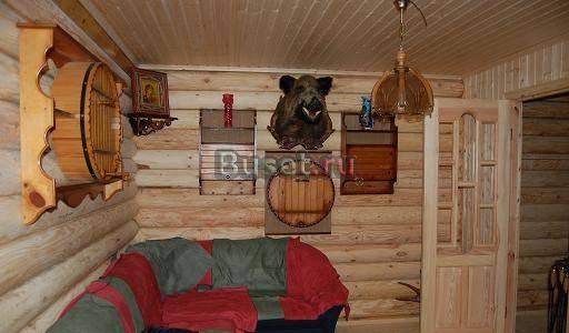 Дача и баня из оцилиндрованного бревна Москва