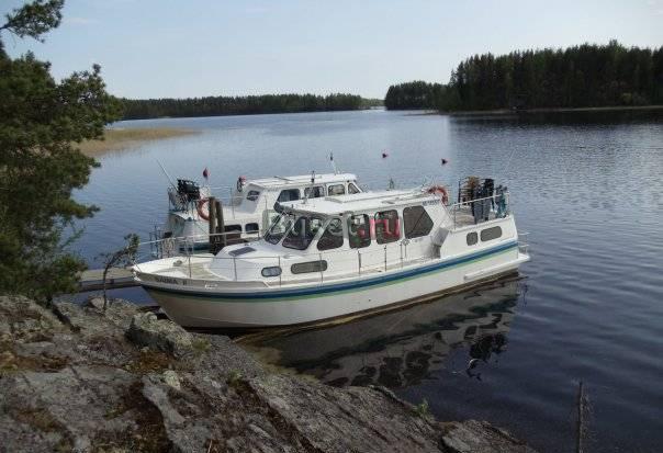 На моторной яхте по Сайме / Финляндия Москва