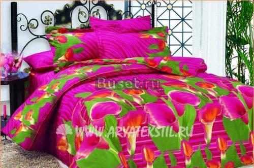 Сатиновое жаккардовое шелковое пастельное бельё Москва