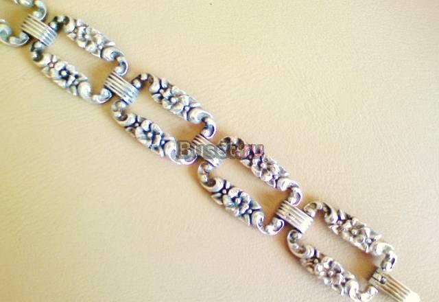 Старинный браслет Серебро 835x Германия 1900 год Владивосток