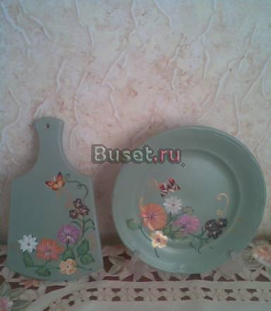 Доска и тарелка Москва