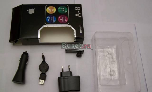 Handsfree A-8 для iPhone (Bluetooth гарнитура) Москва