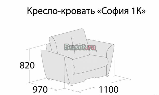 Кресло-кровать "София 1К" по опт цене Москва