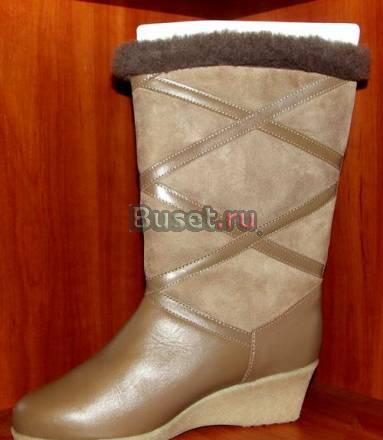 ***Сапоги Франция натуральный мех НОВЫЕ *** Москва