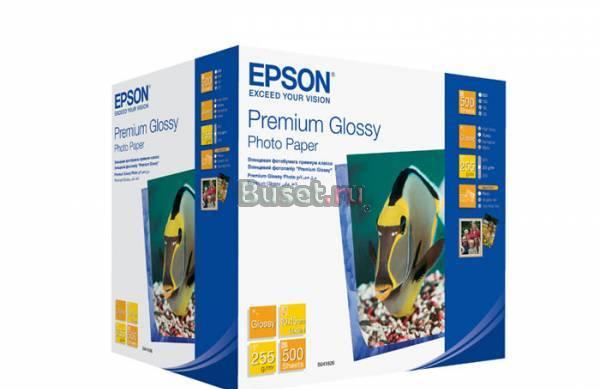 Фотобумага EPSON PREMIUM PHOTO 255 г/м2 ,10Х15 500л Москва