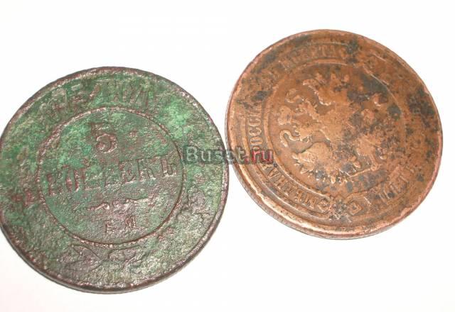 5 копеек 1875 , 1876 г Москва