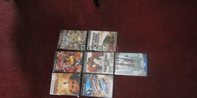 Sony Playstation 2+2 оригинальных джойстика+руль Москва