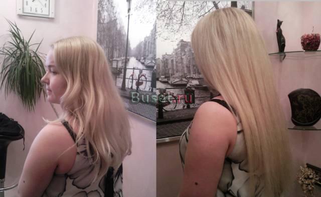 Щадящее снятие нарощенных волос Москва