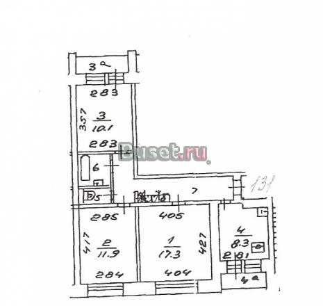 3-х комн. квартира Москва