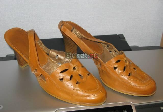 Летние туфли кожа/кожа Москва