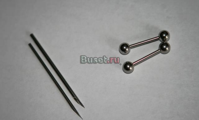 Штанги в язык + иглы Москва