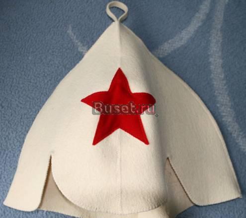 Шапка для бани "Буденовка" Москва