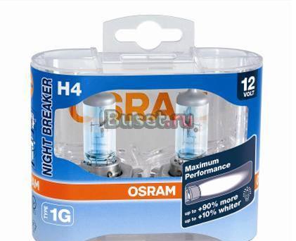 Галогеновые лампы Osram Night Breaker +90 Москва