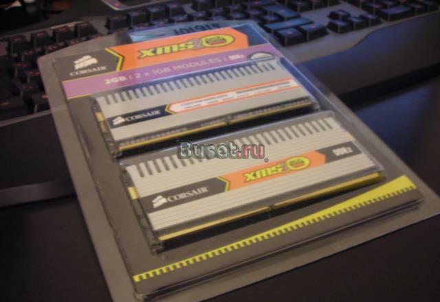 Corsair "XMS2" 2x1024МБ DDR2 (PC6400, 800МГц) Москва