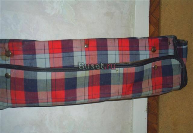 Чемодан складной в клетку в идеальн.сост Москва