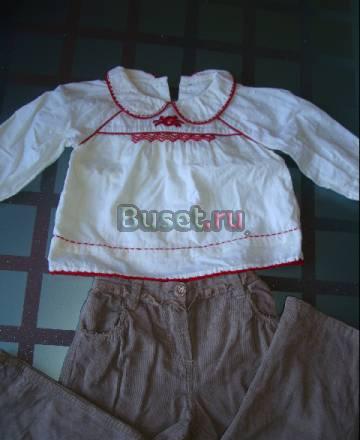 Комплект Monsoon блузка и вельветовые брюки Москва