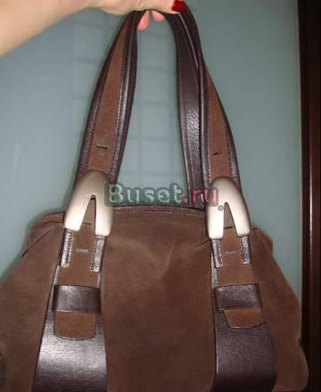 Сумка domani замша/кожа Москва