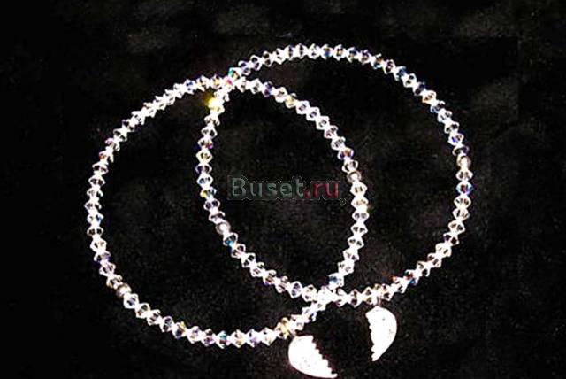 Браслет из кристаллов Swarovski для подруг,сестер Москва