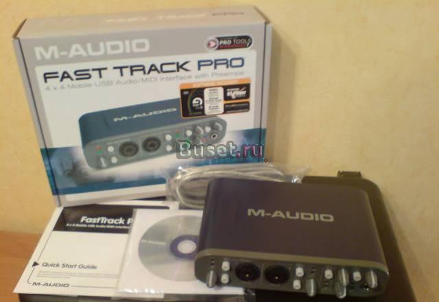 Звуковая карта M-Audio Fast Track PRO Электросталь