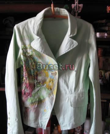 Салатовый пиджак Москва