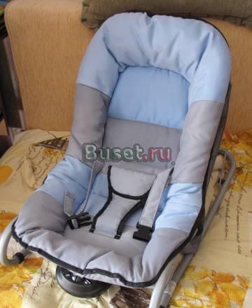 Шезлонг детский с вибрацией и мелодиями Москва