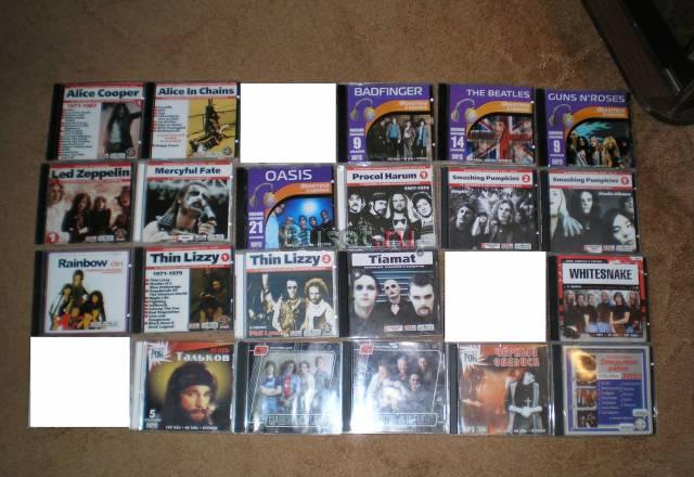 Продам 22 mp3 CD Rock, metal или часть дисков Москва