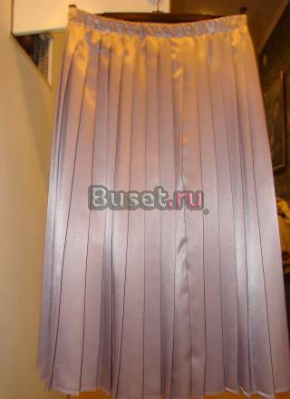 Юбка новая розово-сиреневая из итальянской ткани Санкт-Петербург